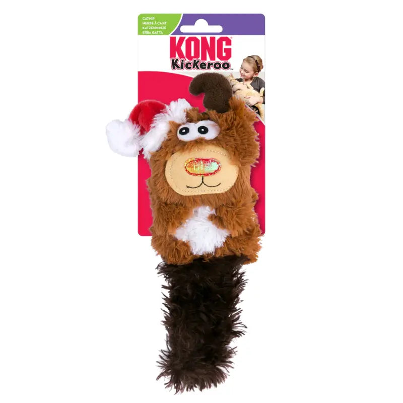 Kong Holiday Pull-A-Partz Present Cat Toy