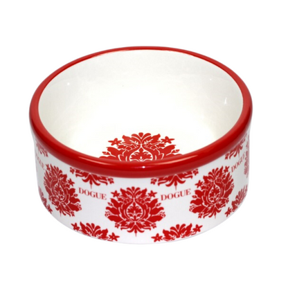 DOGUE Ceramic Fleur Bowl Red - DOGUE