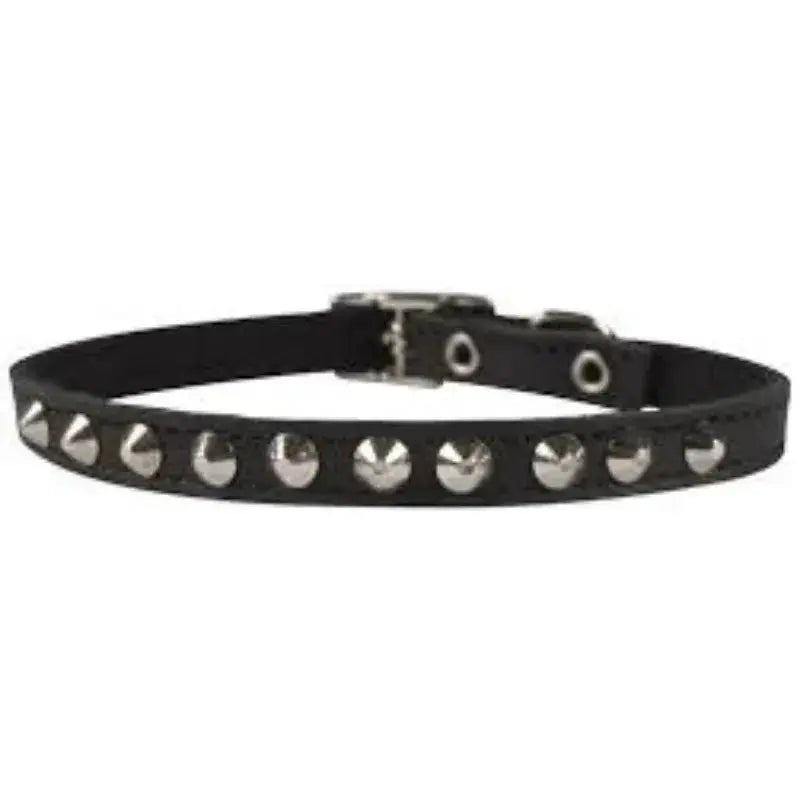 DOGUE Stud Muffin Leather Cat Collar