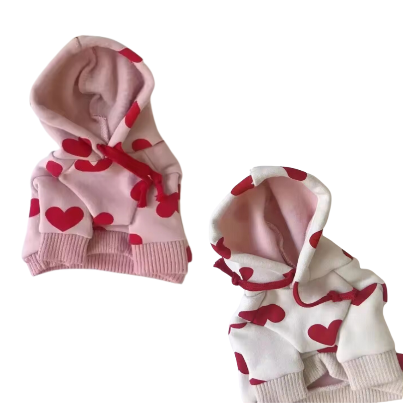 Heart Hoodies Dog Jumper - DOGUE