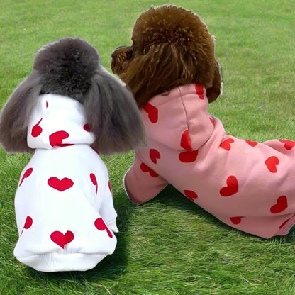 Heart Hoodies Dog Jumper - DOGUE