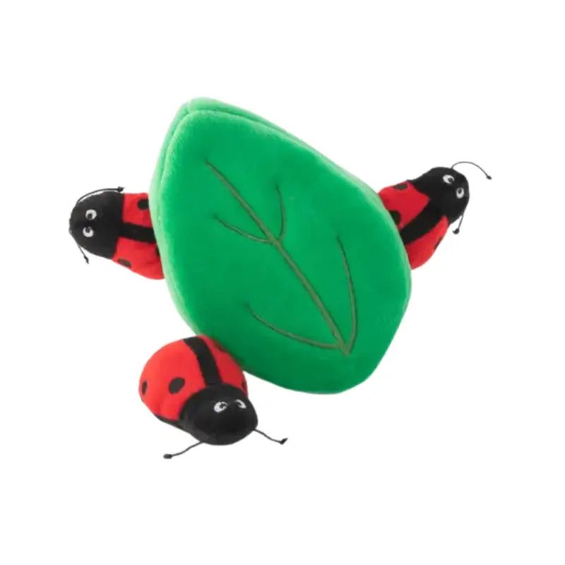 zippypaws-burrow-ladybugs-in-leaf-dog-toy