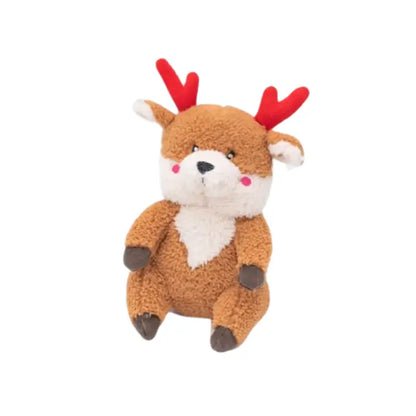 ZippyPaws Cheeky Chumz Reindeer Holiday Dog Toy