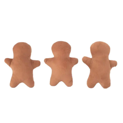 Gingerbread Men Dog Toy 