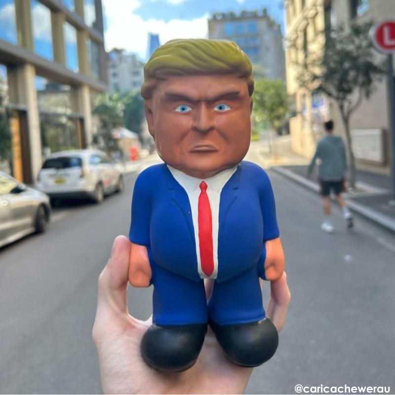 CaricaChewers Donald Trump Dog Toy - DOGUE