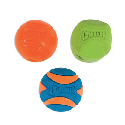 Chuckit! Fetch Medley Balls Dog Toy Gen2 3-pack - DOGUE