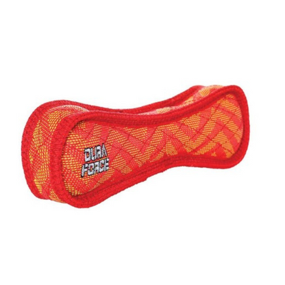 DuraForce Bone ZigZag Dog Toy Red