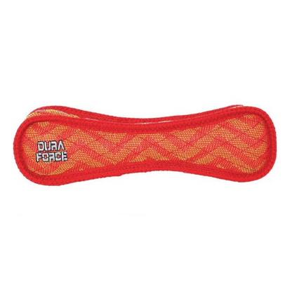 DuraForce Bone ZigZag Dog Toy Red