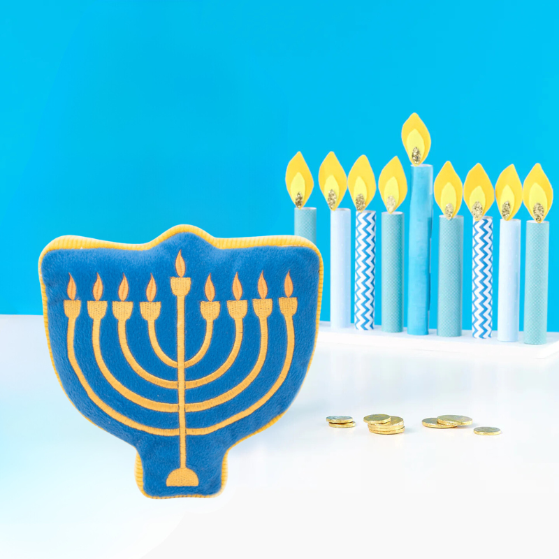 ZippyPaws Hanukkah Squeakie Menorah Dog Toy - DOGUE