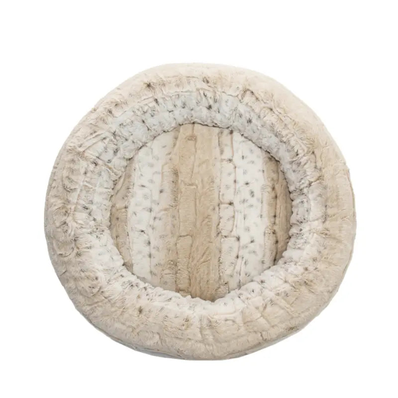 Harley Dog Bed Light Brindle Faux Fur | Buy Online at DOGUE Australia