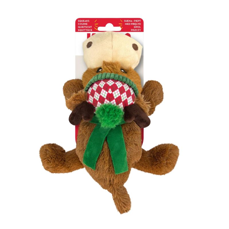 KONG Holiday Cozie Reindeer Dog Toy