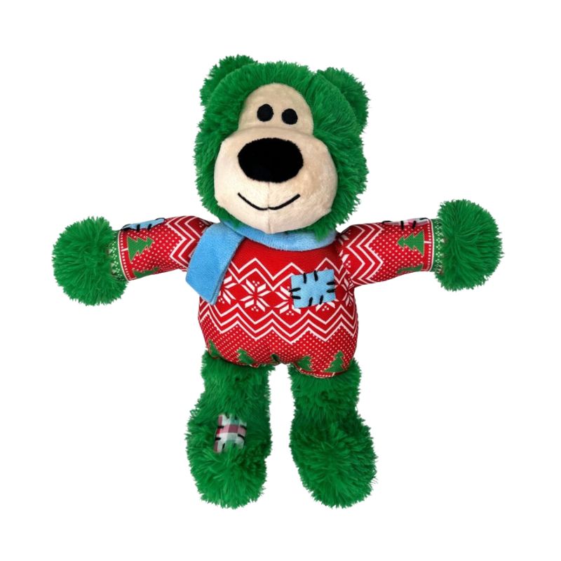 KONG Holiday Wild Knots Bear Dog Toy