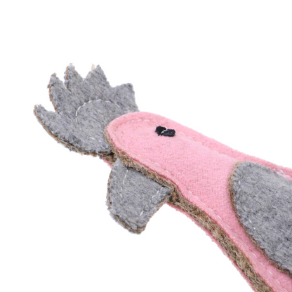 Outback Tails Felt Dog Toy Gertie Galah - DOGUE