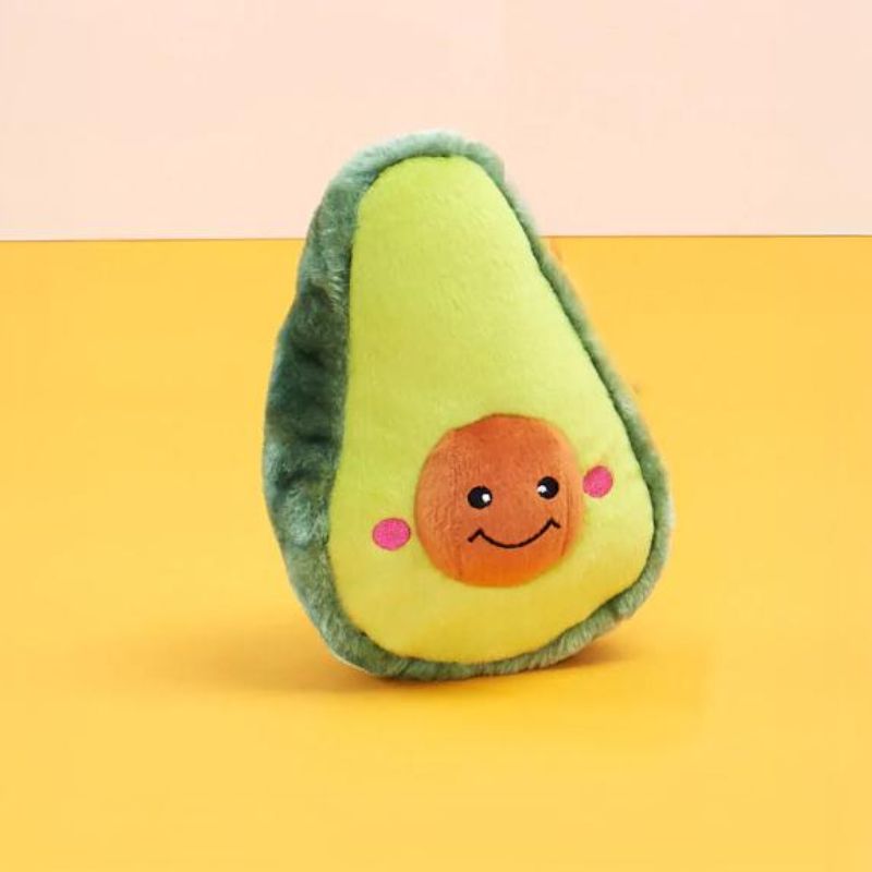 ZippyPaws NomNomz Avocado Dog Toy - DOGUE