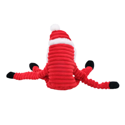 ZippyPaws Holiday Crinkle Santa Dog Toy