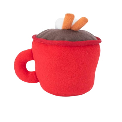 ZippyPaws Holiday Hot Cocoa Dog Toy