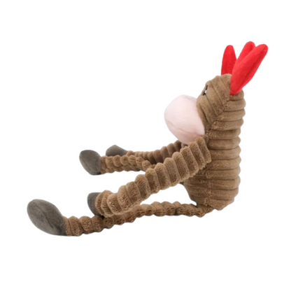 ZippyPaws Holiday Crinkle Reindeer Dog Toy