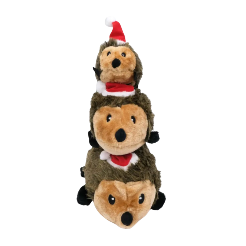 ZippyPaws Hedgehog Holiday Dog Toy