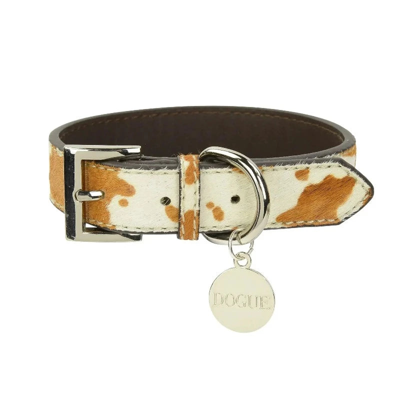 DOGUE Leather Animal Print Dog Collar Buy Online at DOGUE