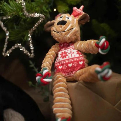 KONG | Holiday Floppy Knots Reindeer | Buy Online at DOGUE Australia