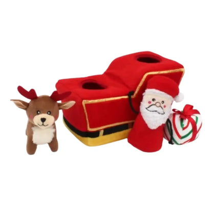 ZippyPaws | Holiday Burrows | Santa's Sleigh | Buy Online at DOGUE Australia